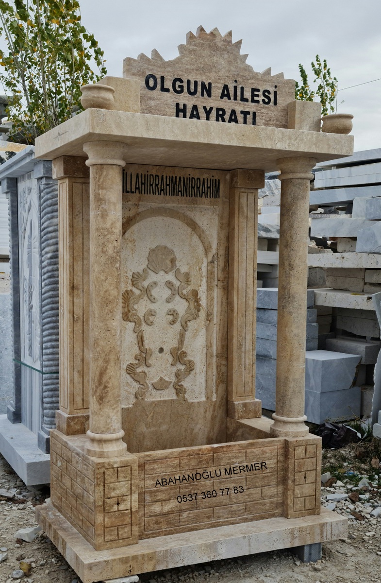 Mermer Çeşmeler, Hayrat Çeşme, Hayrat Çeşmesi, Mermer Çeşme, Mezarlık Çeşmesi, Okul Çeşmesi, Cami Çeşmesi, Köy Çeşmesi, Hayır Çeşmesi, 68