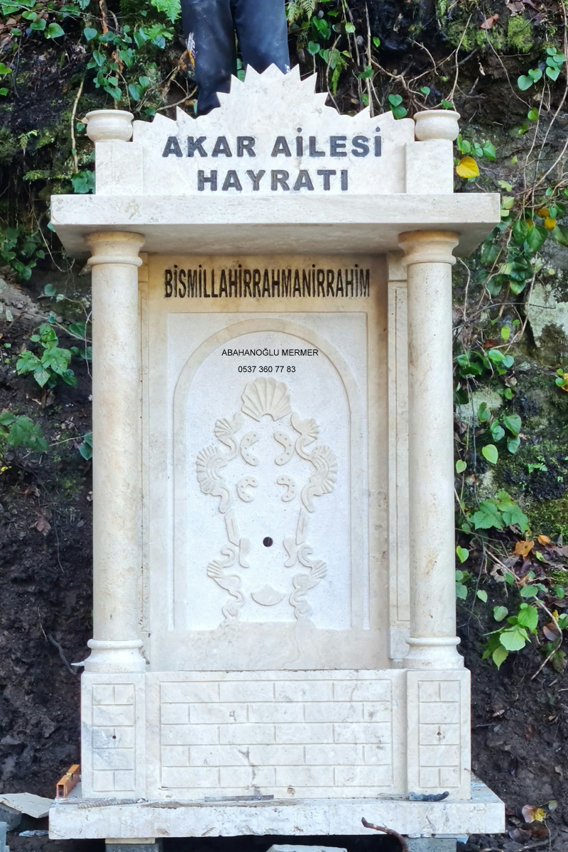 Mermer Çeşmeler, Hayrat Çeşme, Hayrat Çeşmesi, Mermer Çeşme, Mezarlık Çeşmesi, Okul Çeşmesi, Cami Çeşmesi, Köy Çeşmesi, Hayır Çeşmesi, 69