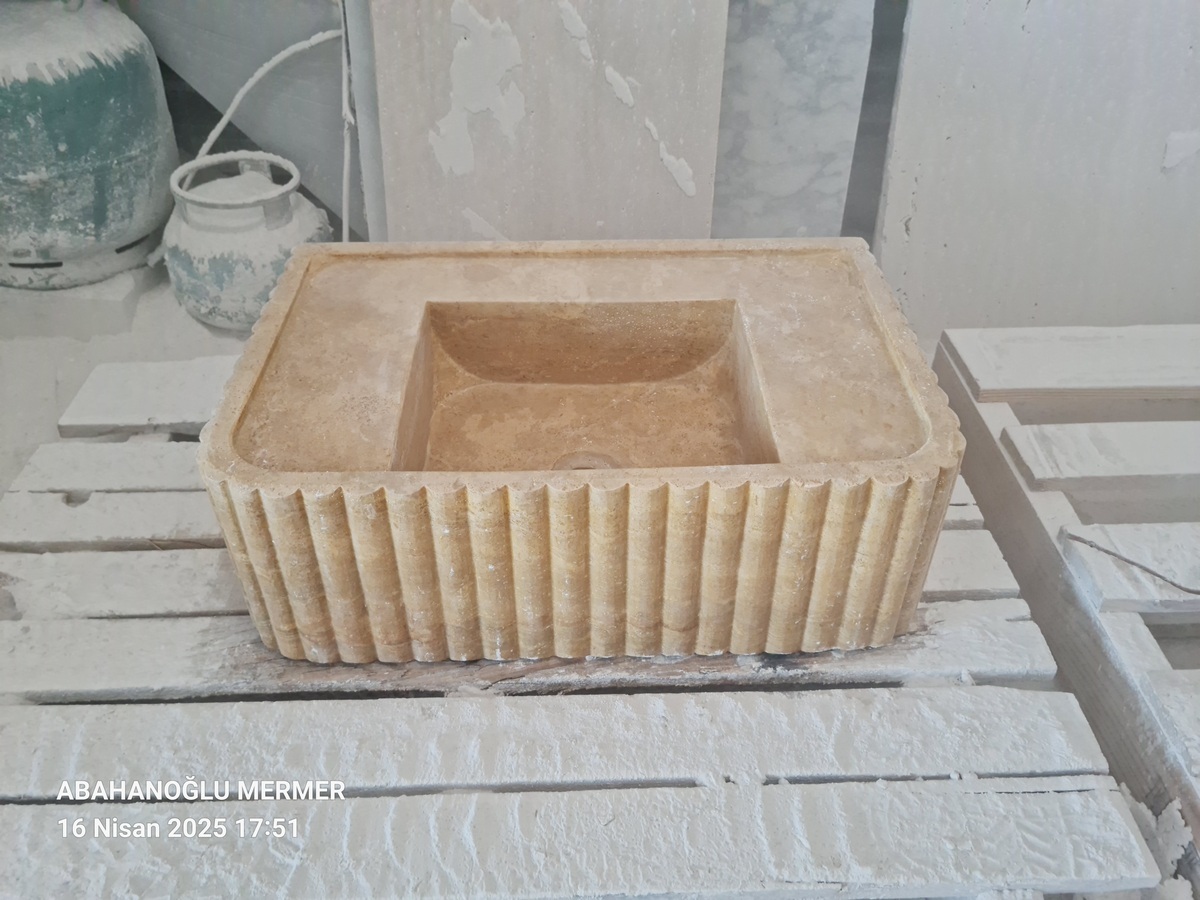 Lavabo, mermer lavabo, doğal taş lavabo, evye, çanak,  mermer banyo lavabosu, mermer çanak lavabolar, 32