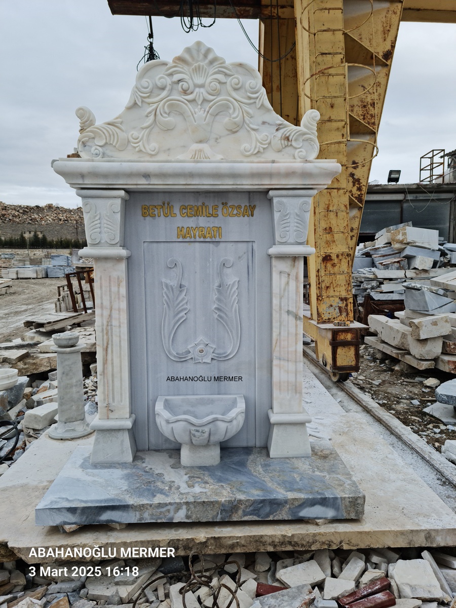 Hayrat çeşmesi, hayrat çeşme, hayrat çeşme modelleri, hayrat çeşme fiyatları, mermer çeşme, 52